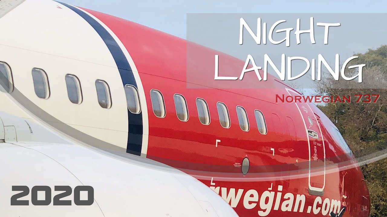 Boeing B737 Night Landing BUENOS AIRES - COCKPIT view