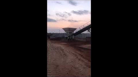 Conmach Mob100 Mobile Concrete Batching Plant in Togo 2