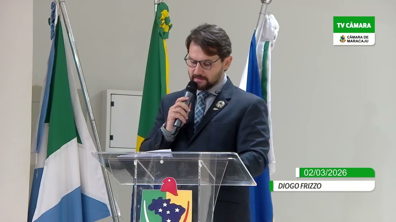 Em discurso na Câmara, vereador Diogo Frizzo aborda segurança pública, mulheres, ações pós-chuvas e melhorias urbanas