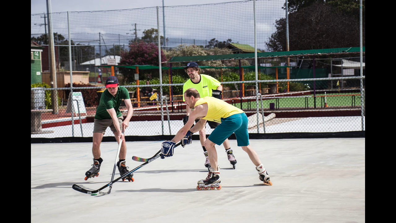 The sounds of street roller hockey YouTube