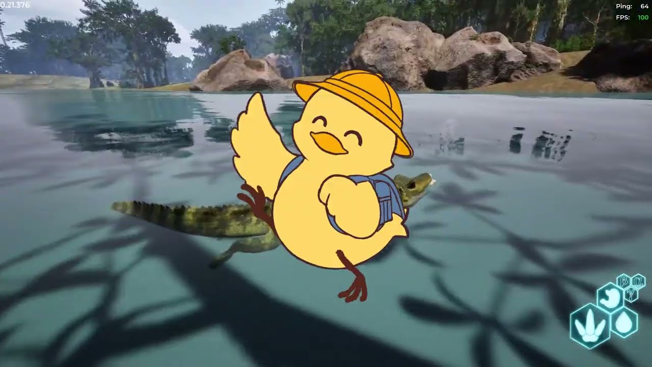 [The Isle evrima] Deinosuchus Crocodile that becomes Prime Elder 57 [The Isle]