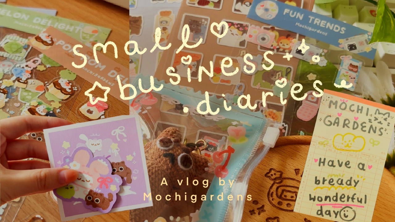 Small Business Diaries EP 5 || Making Art, Packing Orders, Consignment Store and More!