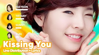 Girls' Generation - Kissing You (Line Distribution + Lyrics Karaoke) PATREON REQUESTED