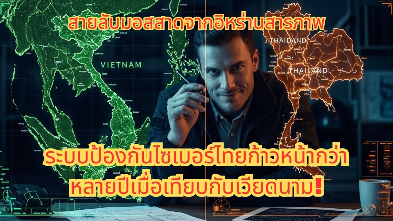 สายลับมอสสาดจากอิหร่านสารภาพ: ระบบป้องกันไซเบอร์ไทยก้าวหน้ากว่าหลายปีเมื่อเทียบกับเวียดนาม!