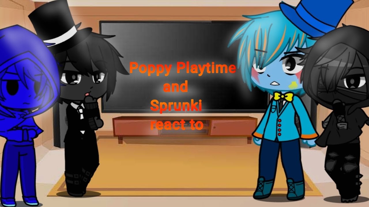 Poppy Playtime and Sprunki react to /🇪🇦/🇺🇲/