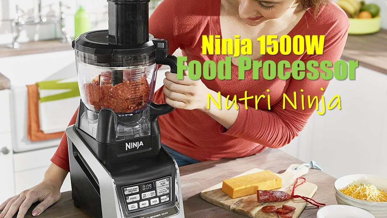 Ninja 1500W Complete Food Processor with Auto-iQ and Nutri Ninja