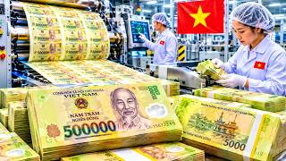 Inside Vietnam’s Money Factory: How the 500,000 Dong Banknote Is Made 💸 | Full Process