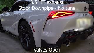 2025 A90 Supra - FI Exhaust + stock downpipe, catless, tuned
