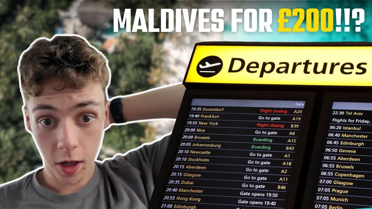 I FLEW TO THE MALDIVES FOR UNDER £200!