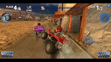 Beach Buggy Racing Pineapple Punch Level 13 Walkthrough Shark Harbor | ST Warriors Gaming | STW