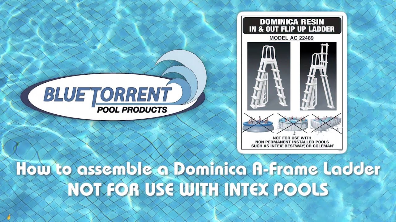 How to Assemble a Blue Torrent Dominica A-Frame Ladder AC 22489