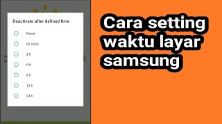 How to set screen time on Samsung