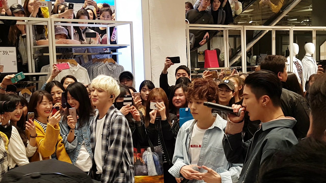 [4K] 에잇세컨즈 강남점 위너 직캠 20170425 (WINNER at 8Seconds)