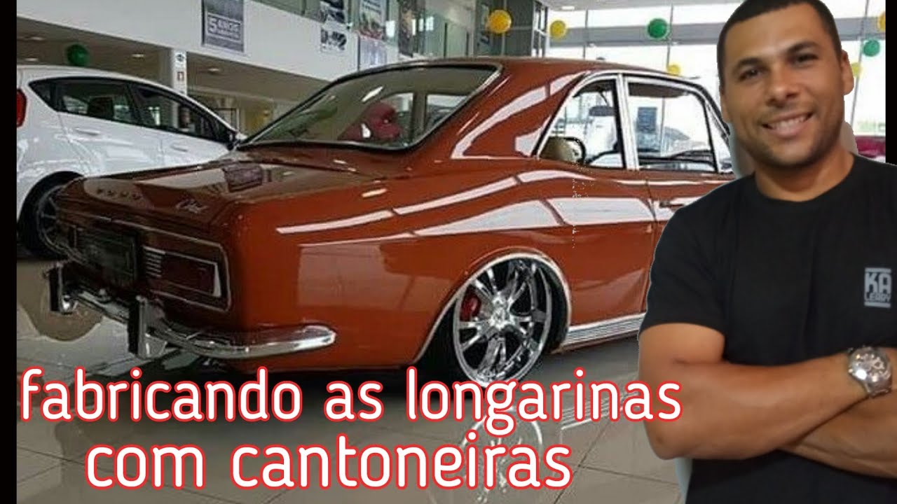 fabricação das longarinas com cantoneiras