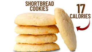Low calorie shortbread Cookies-Crispy Butter Cookies for Calorie Deficit diet