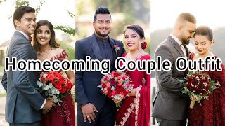 Homecoming Couple Outfit || Homecoming || Wedding Couple Outfit || Sri Lanka @AshiFashion