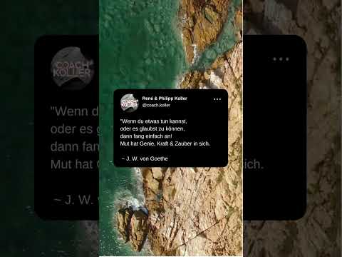 Der erste Schritt