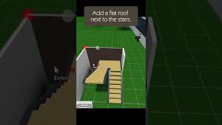 How to add second floor without gamepass in Bloxburg! | #roblox #bloxburg #thegamersplace