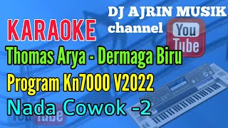 Dermaga Biru - Thomas Arya Karaoke Kn7000 - Nada Pria -2