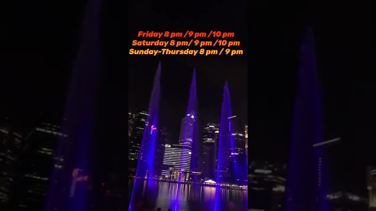 Spectra - A Light & Water Show 