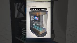 How’s my airflow in my gaming pc? #gamingsetup #pcbuild