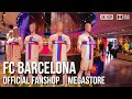 Camp Nou, FC Barcelona Official Fan shop, Megastore - 🇪🇸 Spain [4K HDR] Walking Tour