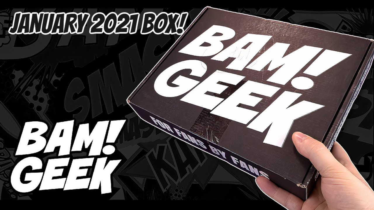 What's inside The Bam! Geek Subscription Box for January 2021? | Video Unboxing!