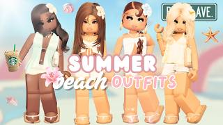 ʚ SUMMER at the BEACH OUTFITS ɞ | Tutorial | Berry Avenue