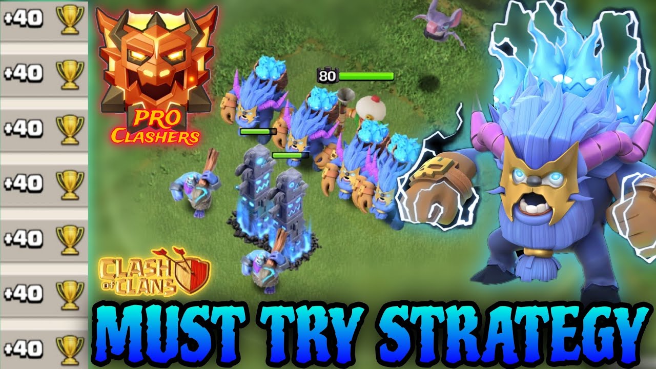 Most Recommended Strategy For Ranked Legend League. Super Yeti+RC Charge & Heroic Torch Combo. Army👇