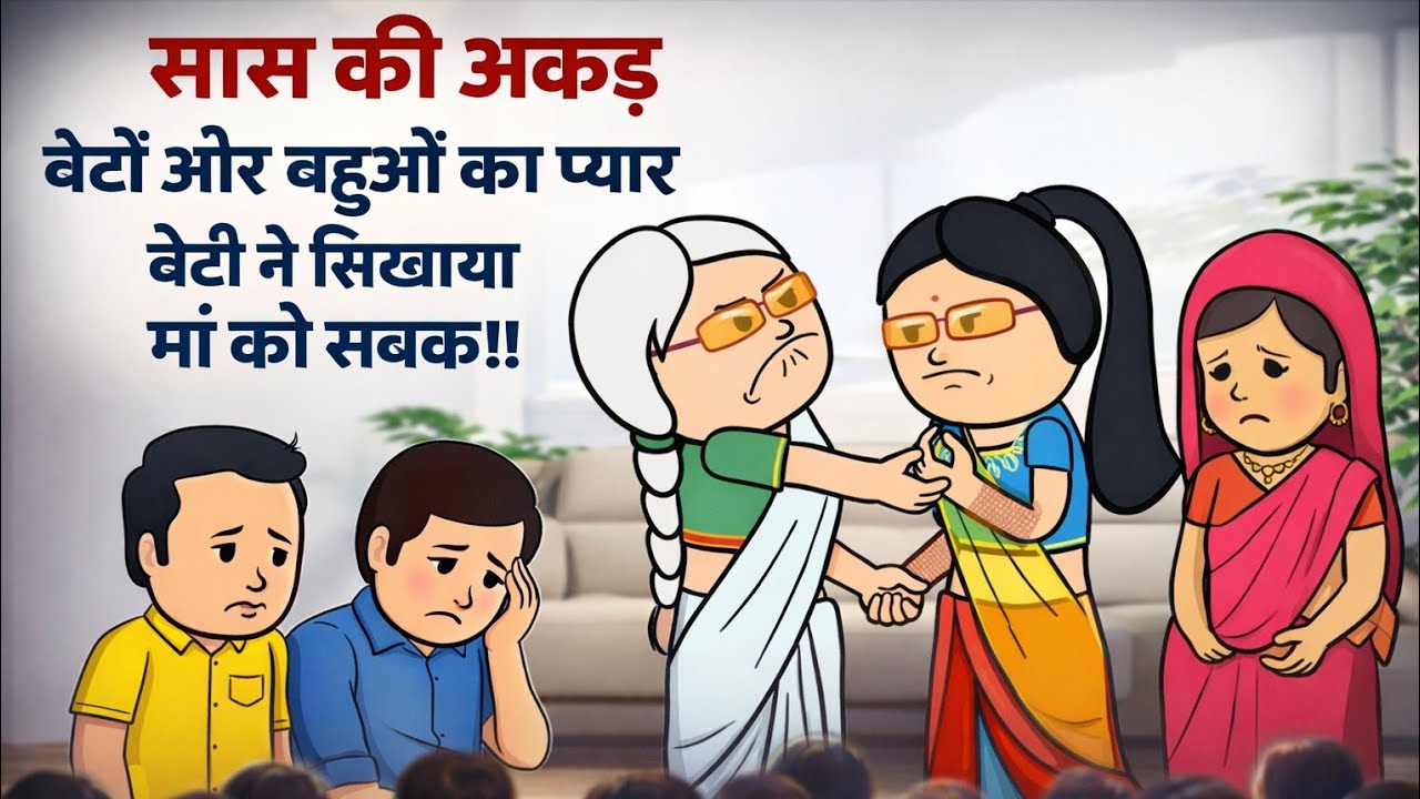 🤨😠सास की अकड़ l🥰💥बेटों और बहुओं का प्यार 😡बेटी ने सिखाया माँ को सबक ll पारिवारिक हिंदी इमोशनल स्टोरी
