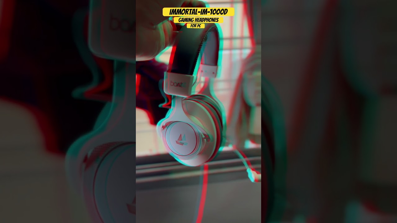 Boat Immortal-IM-1000D Gaming Headphone.