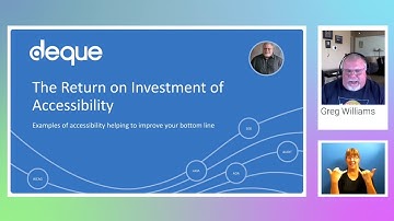 The ROI of Accessibility - axe-con 2021
