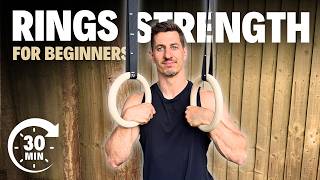 30 Min BEGINNER RINGS WORKOUT | Upper & Core