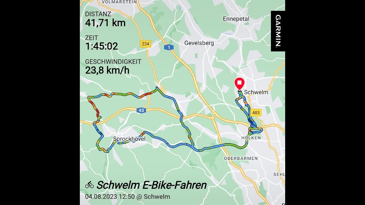 Timelapse Zwei Trassen: Schwelm - Tunnel Schee - Hasslinghausen - Sprockhövel