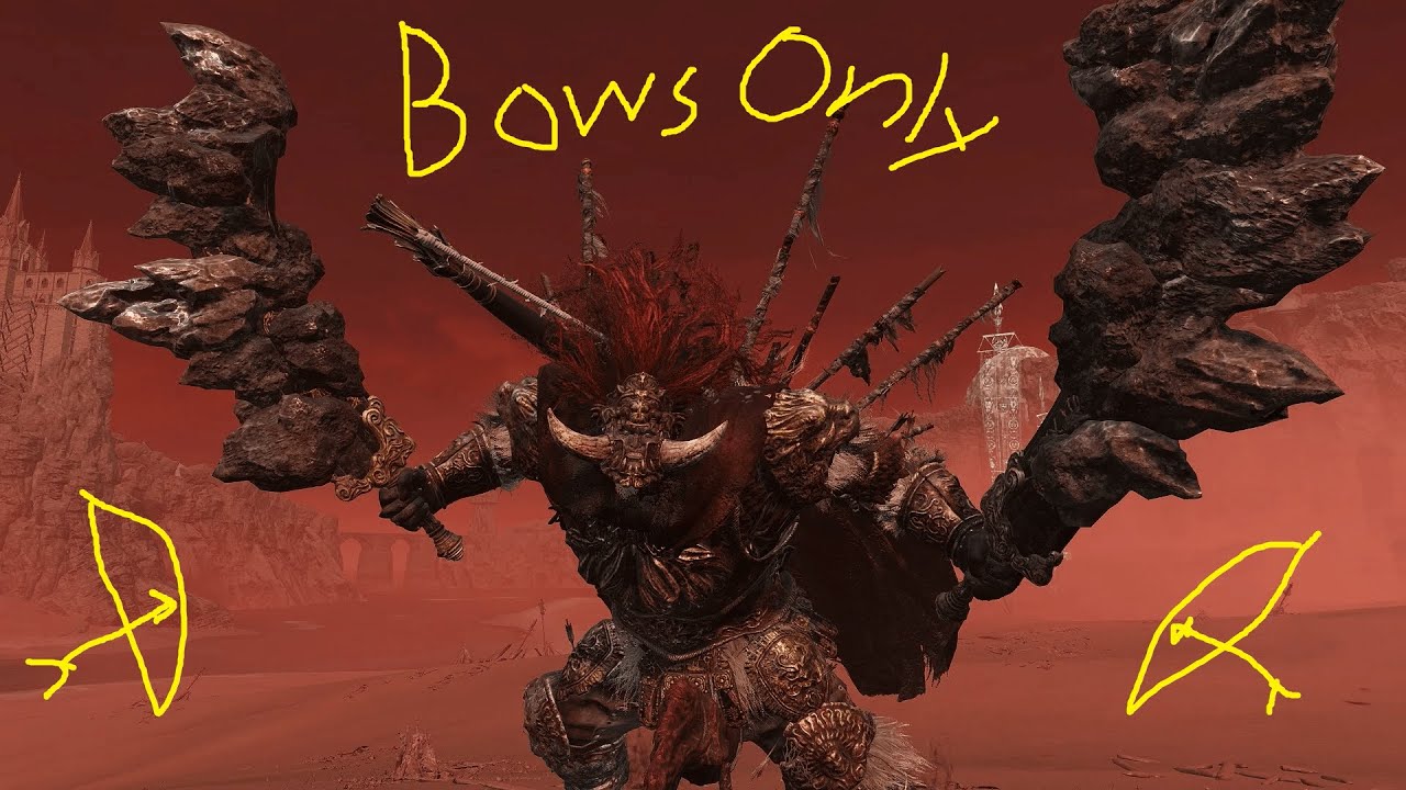Elden Ring Bow Only Challenge Starscourge Radahn YouTube