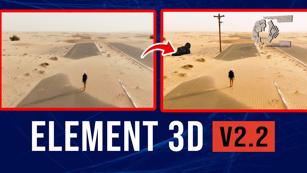 Element 3d After Effects | Element3d VFX Tutorial । Logo Animation ...