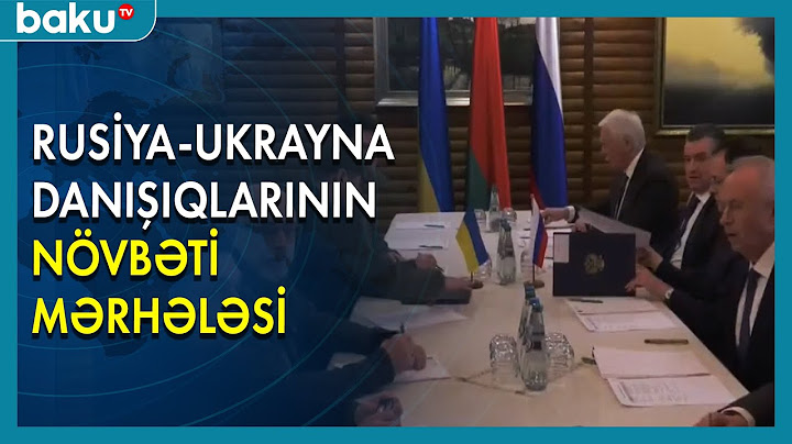 Rusiya - Ukrayna danışıqlarının növbəti mərhələsi - BAKU TV