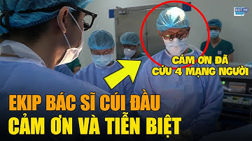 Ekip bác sĩ KHÓC NGHẸN kèm 