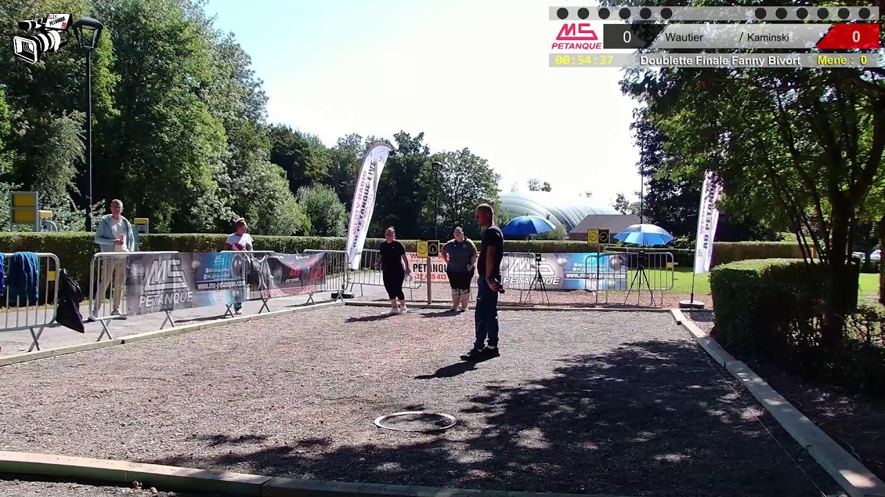 Miniature : Pétanque 2025: Journée finale Qualif Fanny Bivort Doublette Mixte