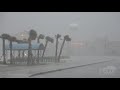 10-28-20 Waveland, MS Storm Surge Inundation Begins - High Winds - Hurricane Zeta