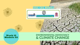 Module 33 - Environmental Democracy & Climate Change - Part B