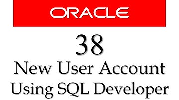 SQL tutorial 38: How to create user using SQL Developer in Oracle database