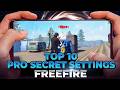 Top 10 Pro Settings Free Fire [ Secret ] Sensitivity + Fire Button Size | New Headshot Setting ~