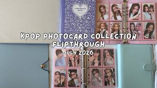 kpop photocard collection flipthrough ☆ july 2026 | &team, enhypen, ateez, ive, riize + more!!