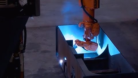Block Welding Gantry - Automatic robot welding of large structures