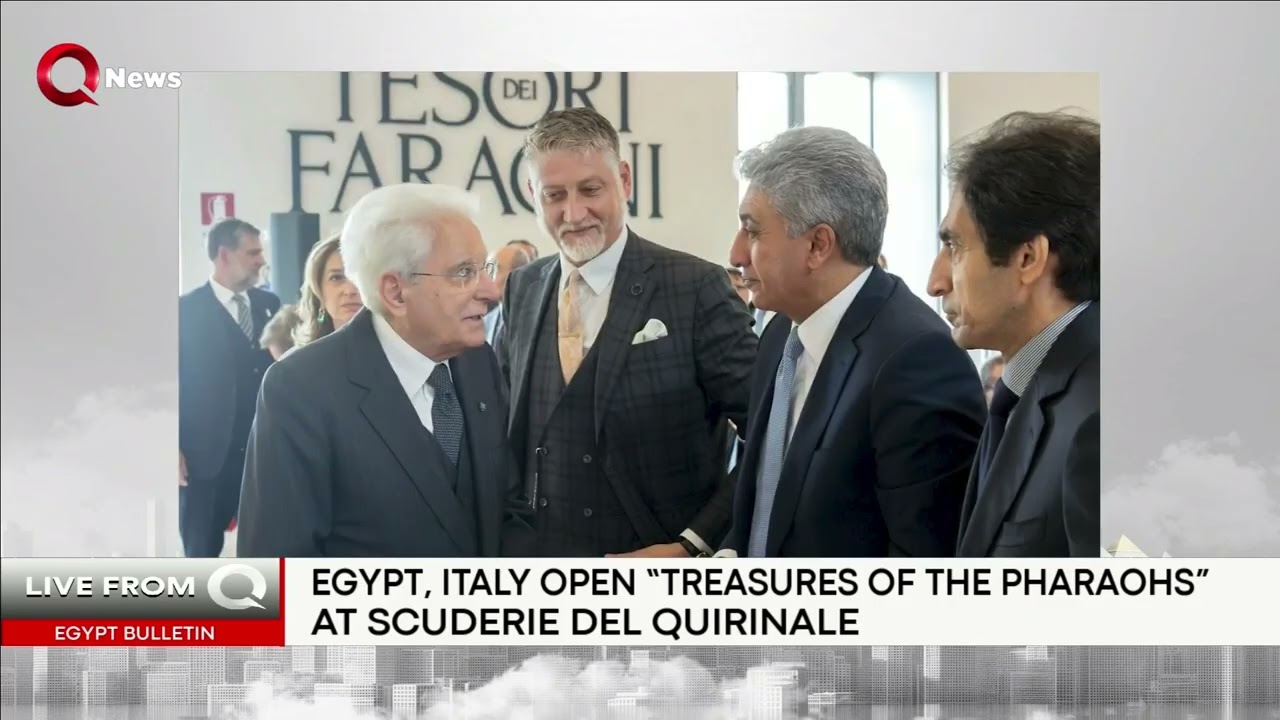 Египет и Италия открывают выставку «Сокровища фараонов» в Риме