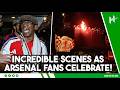 INCREDIBLE scenes as Arsenal fans CELEBRATE winning Premier League title