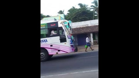 The Sri Vinayaka bus to Bangalore in the morning is accompanied by a beautiful and wonderful song.