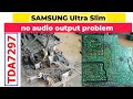 Samsung ultra sim picture ok no sound problem | Samsung TV no audio output problem repair