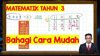 Matematik Tahun 3 / Bahagi Cara Mudah